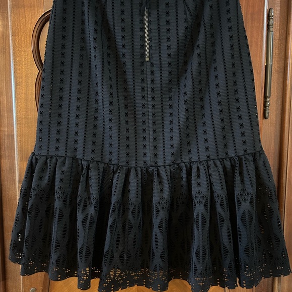 Anthropologie Moulinette Soeurs Black Lace Midi Skirt Size small #817 - Picture 4 of 5